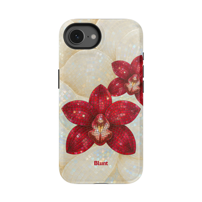 Crimson Orchid iPhone Case