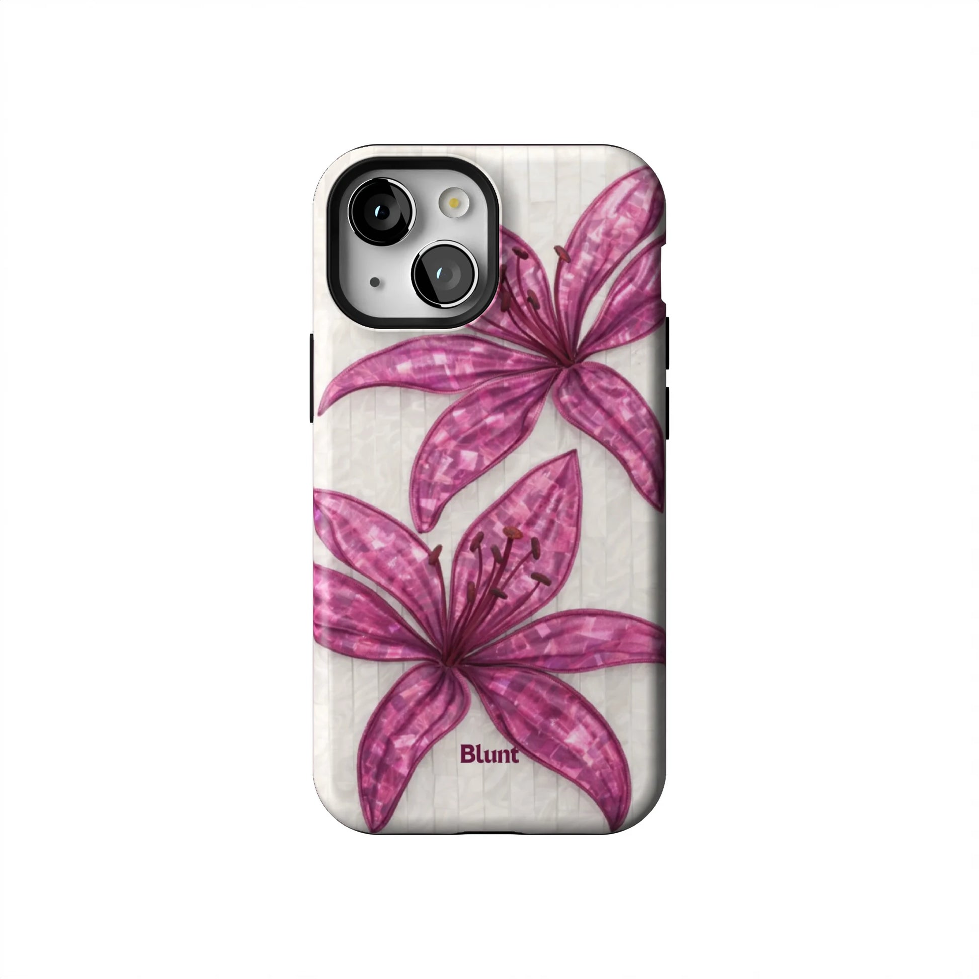 Purple-Floral-Luster-iphone-case-iPhone 13 Mini-1