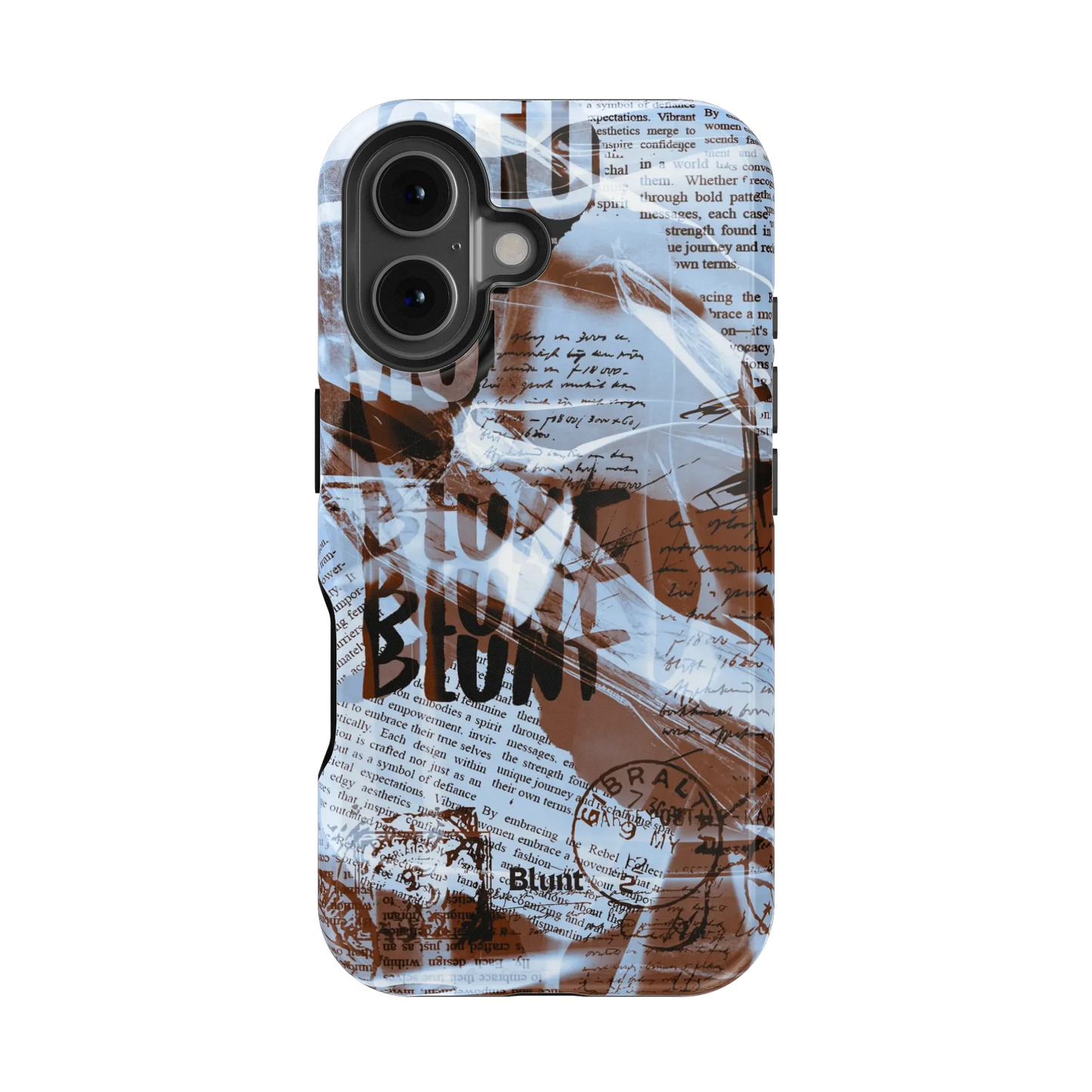 Blue Love Letter iPhone Case