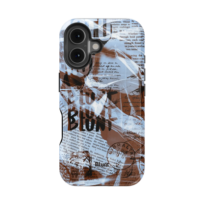 Blue Love Letter iPhone Case