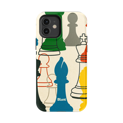Checkmate Lines iPhone Case