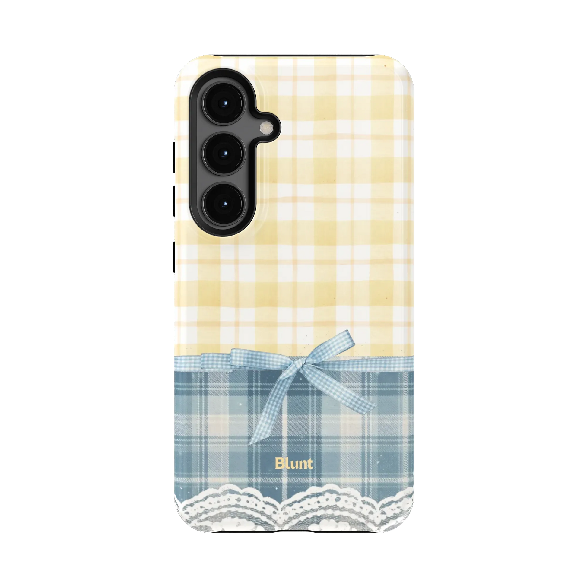 Blue-Lemonplaid-samsung-case-S24-1