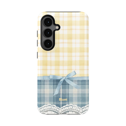 Blue-Lemonplaid-samsung-case-S24-1