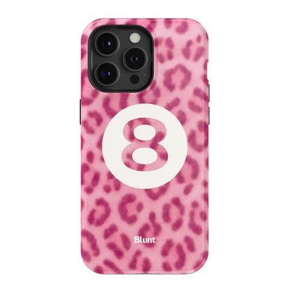 Pink Cheetah Magic 8 iPhone Case