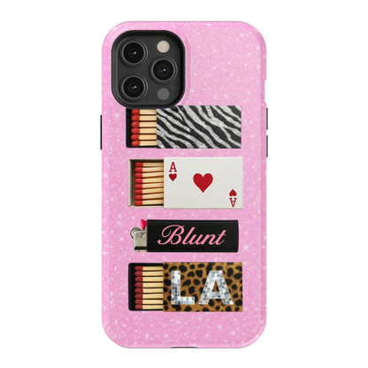 Baby Pink Match iPhone Case
