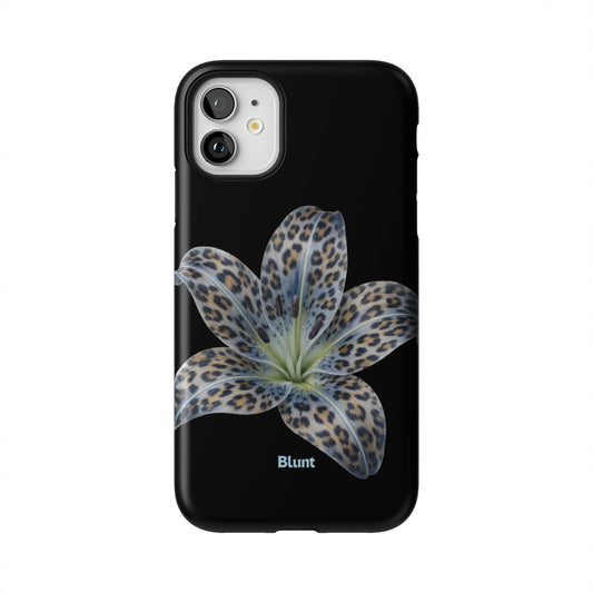 Blue-Leopard-Bloom-iphone-case-iPhone 11-1