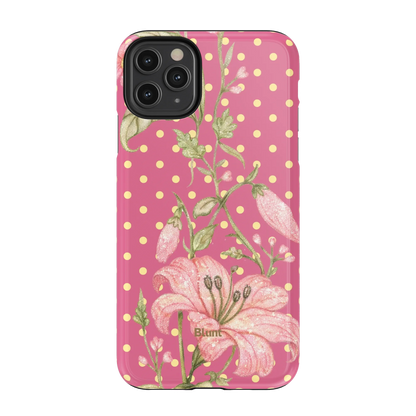 Cherry Blossom Dot iPhone Case