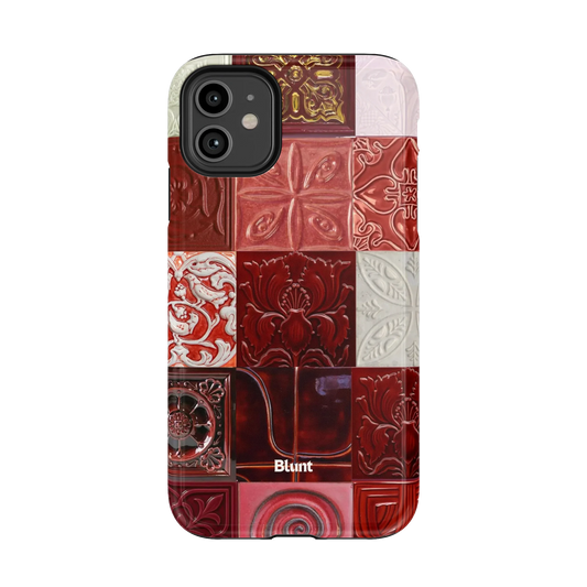 Checkered-Rouge-iphone-case-iPhone 11-1