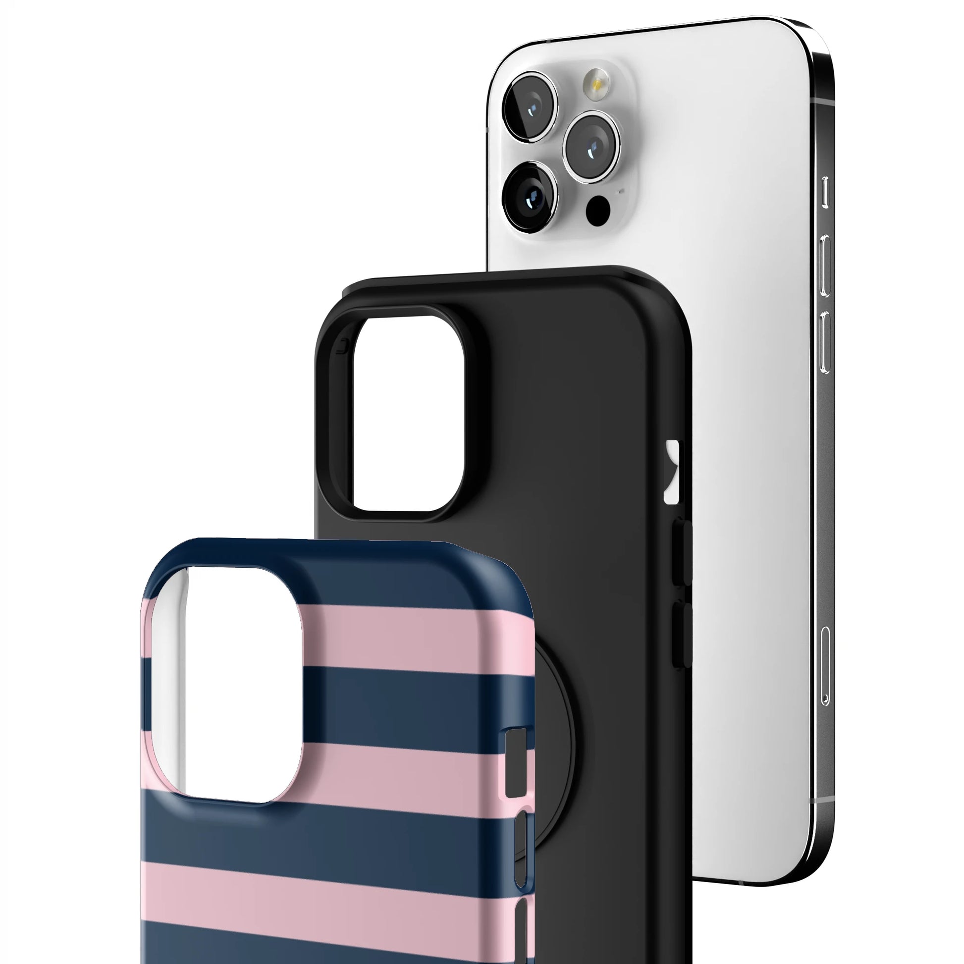 Blueberry-Blush-Stripe-iphone-case-iPhone 12 Pro Max-3