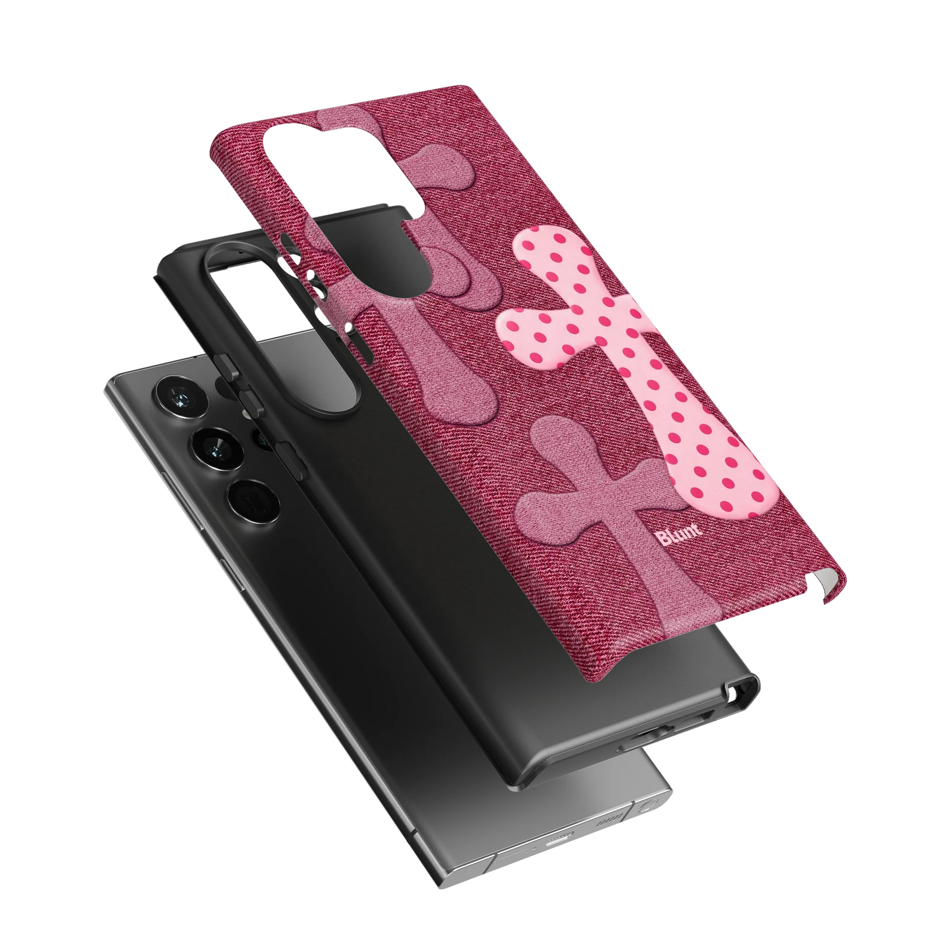 Pink-Polka-Patch-samsung-case-S23 Ultra-3