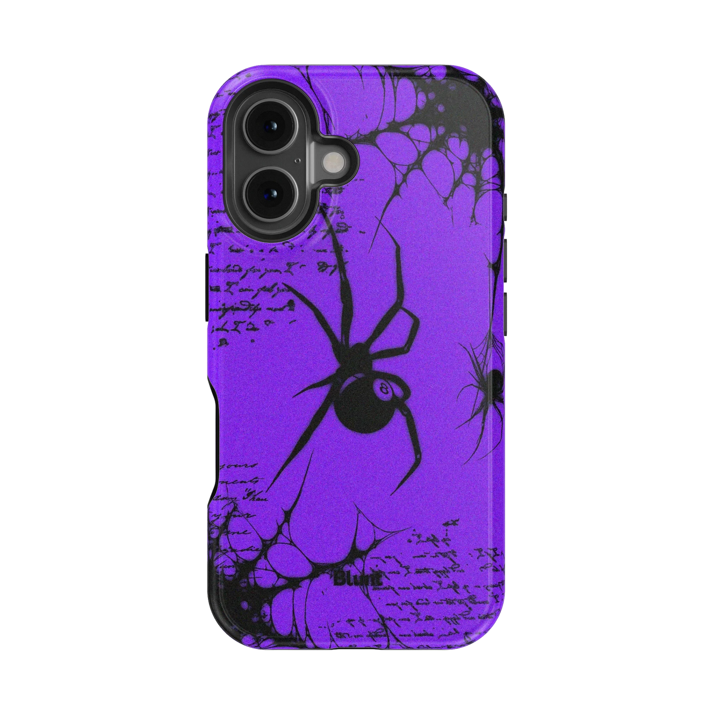 Violet Script iPhone Case