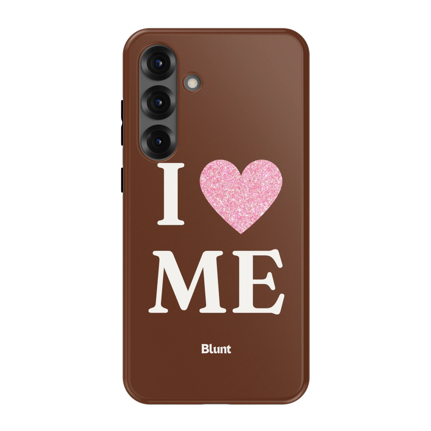 Brown I Love Me Samsung Case