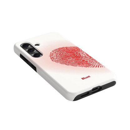 Heart Print White Samsung Case