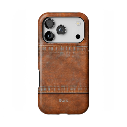 Chocolate Denim iPhone Case