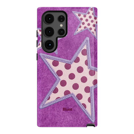 Lilac Crush Polka Star Samsung Case