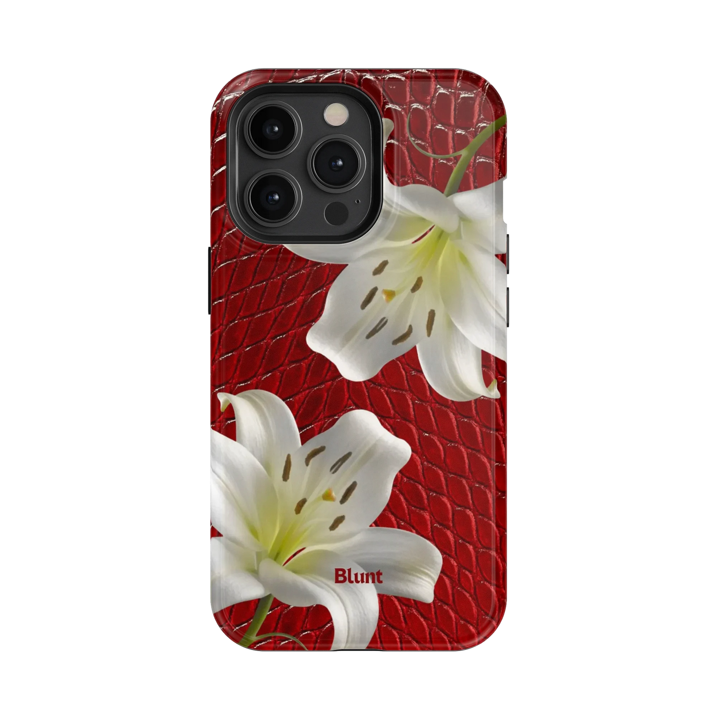 Crimson Lily iPhone Case