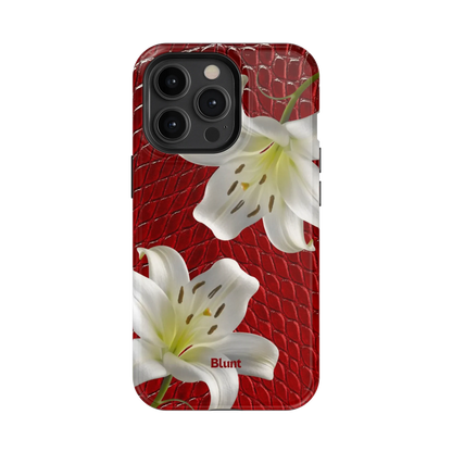 Crimson Lily iPhone Case