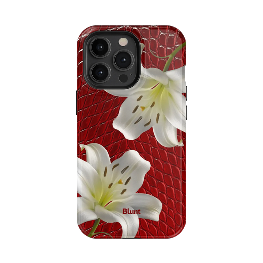 Crimson Lily iPhone Case