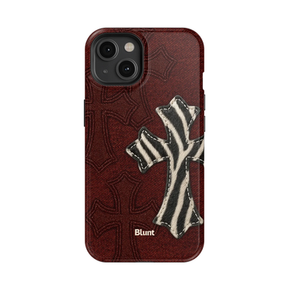 Zebrascale Cross iPhone Case