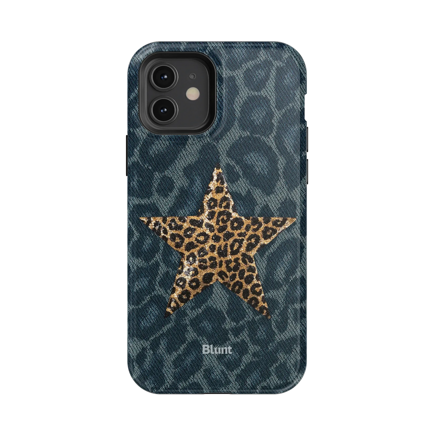 Denim Cheetah iPhone Case