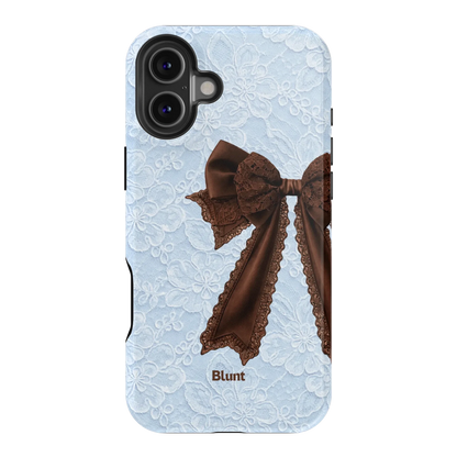 Bleu Bow iPhone Case
