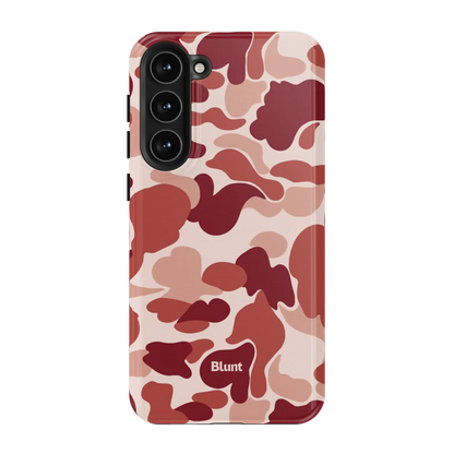 Reddish Camo Samsung Case