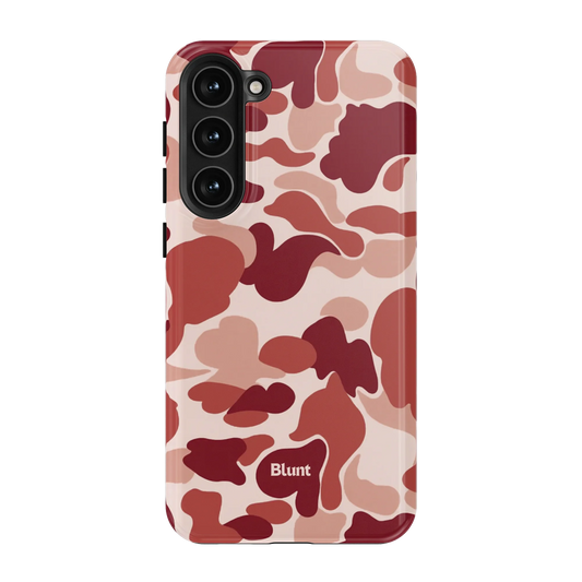 Reddish Camo Samsung Case
