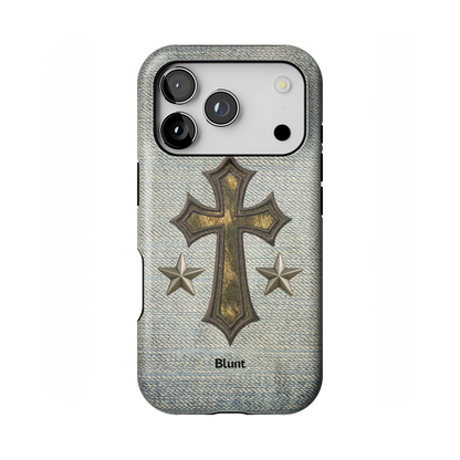 Denim Faith iPhone Case