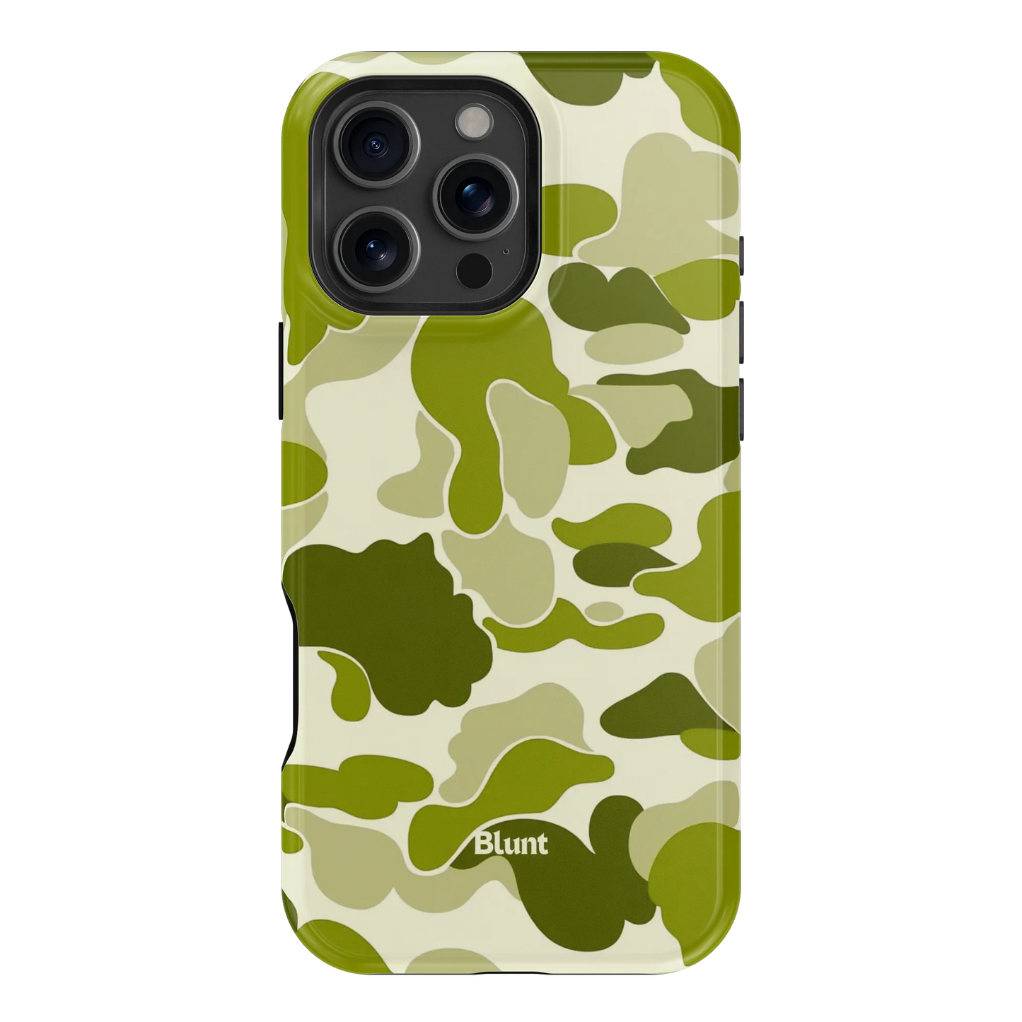 Lime Camo iPhone Case