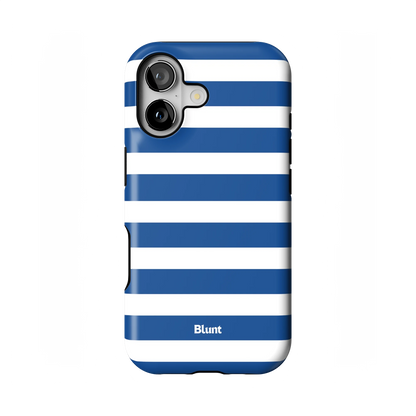 Navy Stripe iPhone Case