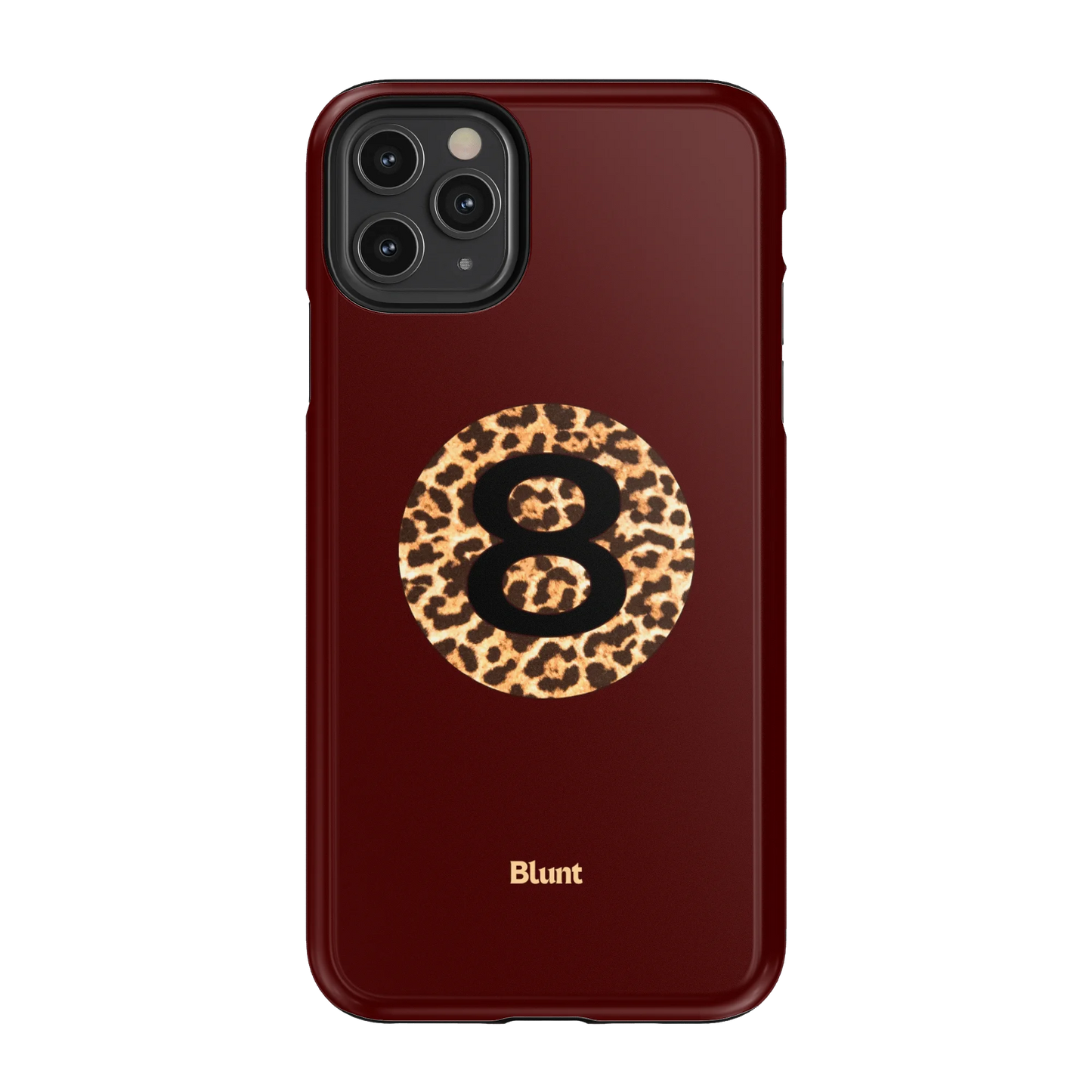 Burgundy Magic 8 iPhone Case