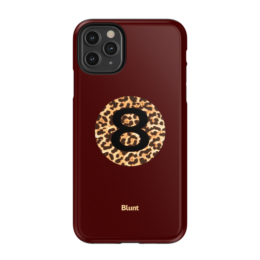 Burgundy Magic 8 iPhone Case