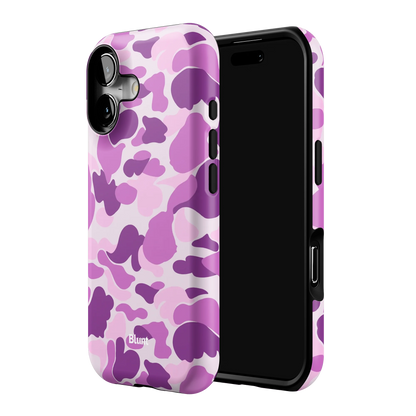 Purple Camo iPhone Case