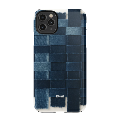 Indigo Weave iPhone Case