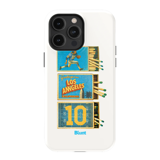 LA Coast Football iPhone Case