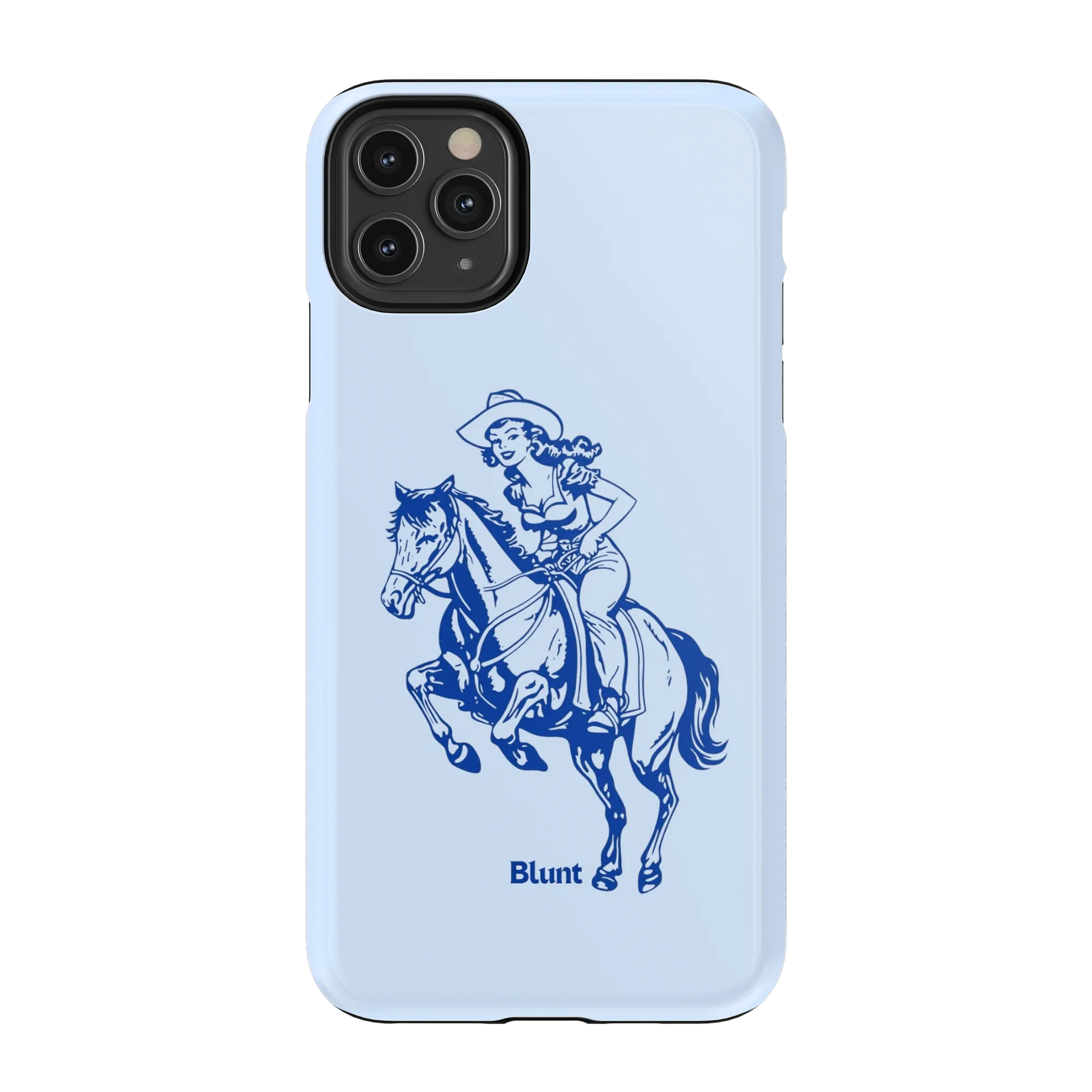 Blue-Lasso-Lady-iphone-case-iPhone 11 Pro Max-1
