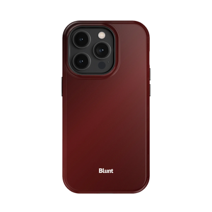 Oxblood iPhone Case