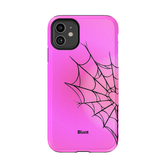 Pink Web iPhone Case