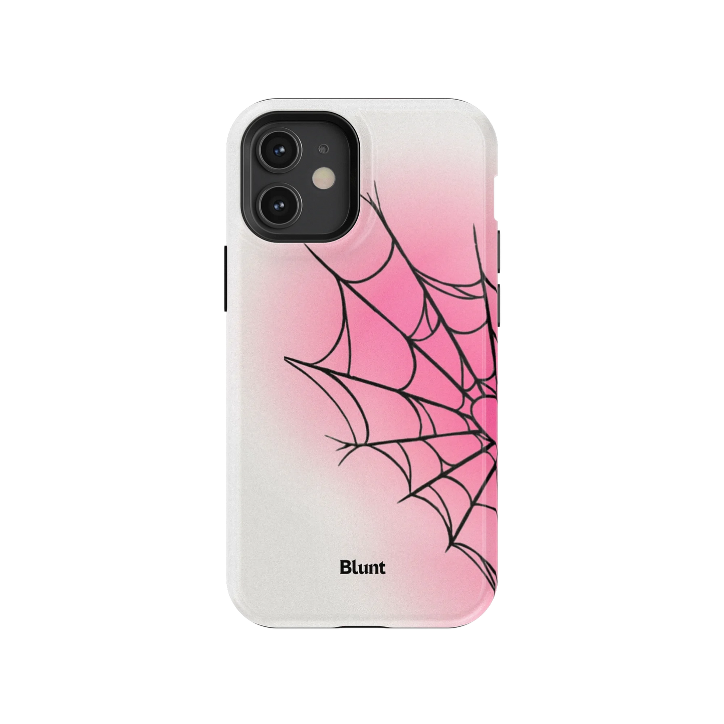 White Pink Web iPhone Case