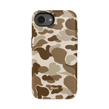 Brown Camo iPhone Case