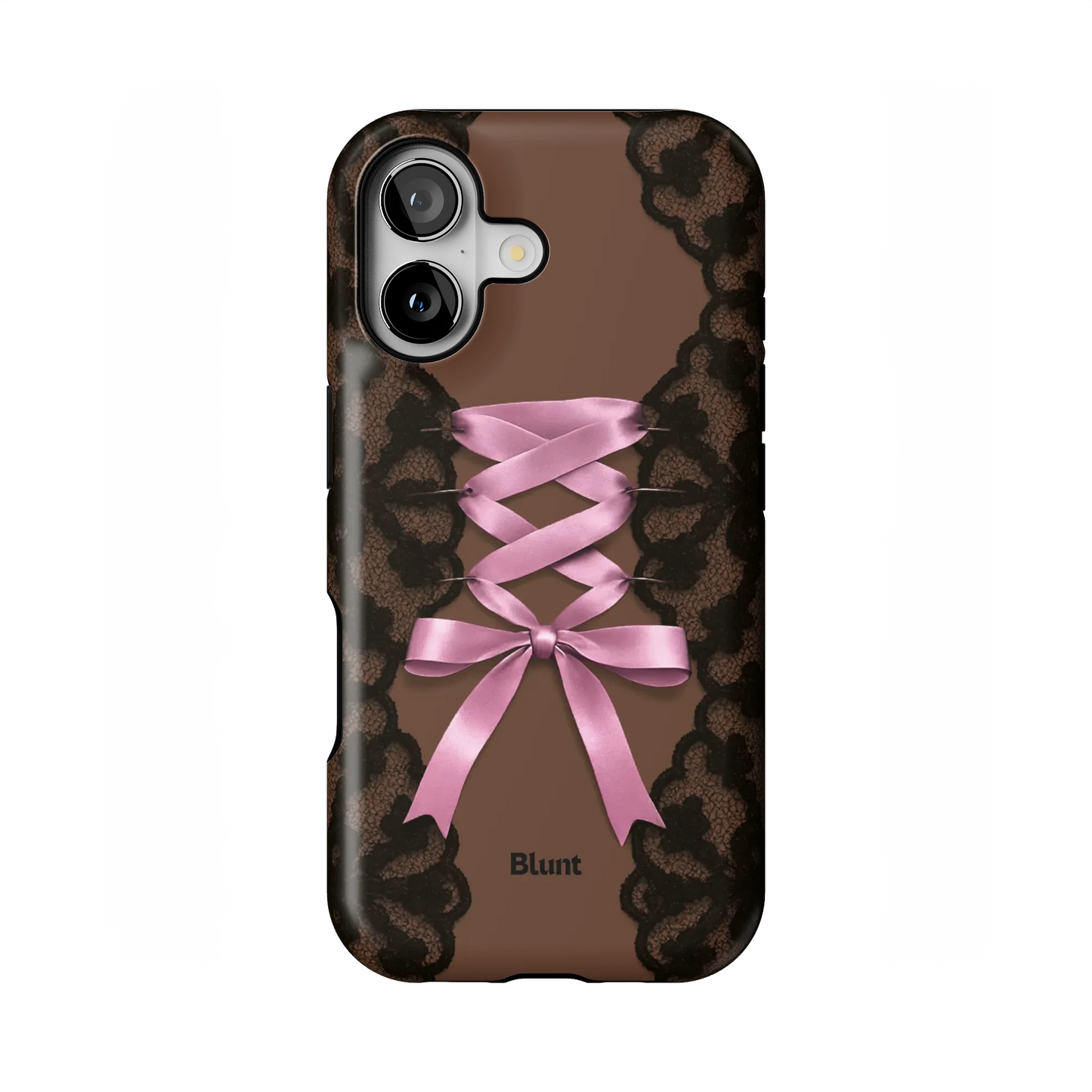 Brown Corset iPhone Case