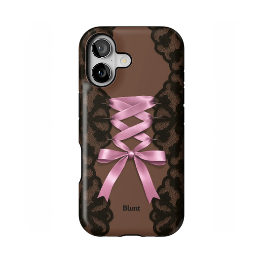 Brown Corset iPhone Case