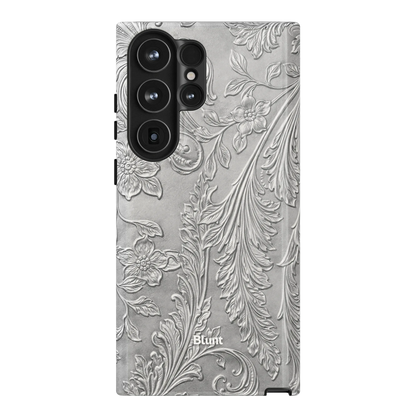 Tooled Silver Samsung Case