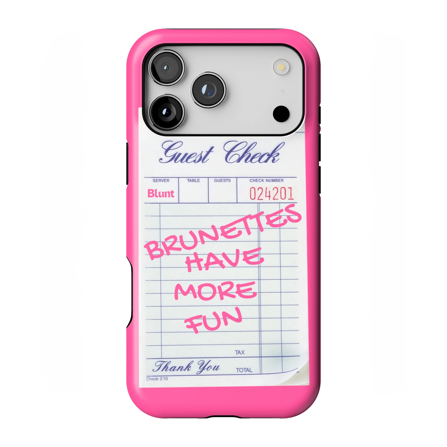Brunettes Have More Fun iPhone Case