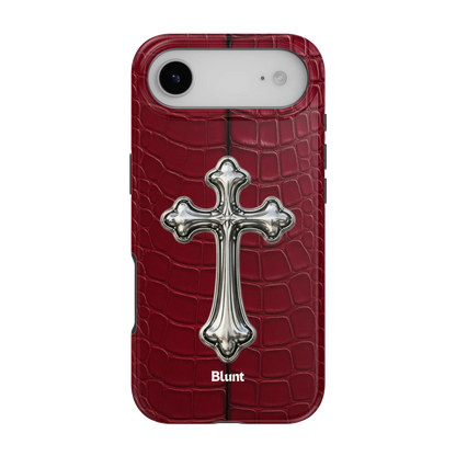 Crimson Crux iPhone Case