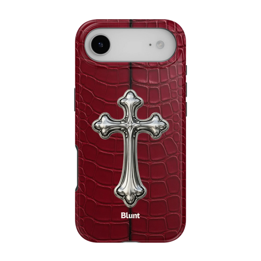 Crimson Crux iPhone Case