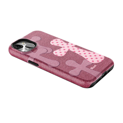 Pink-Polka-Patch-iphone-case-iPhone 13-2