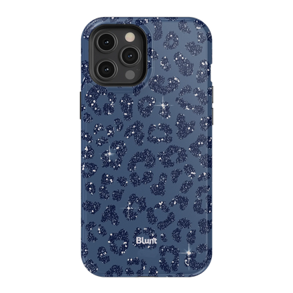 Blue Cheetah Print iPhone Case