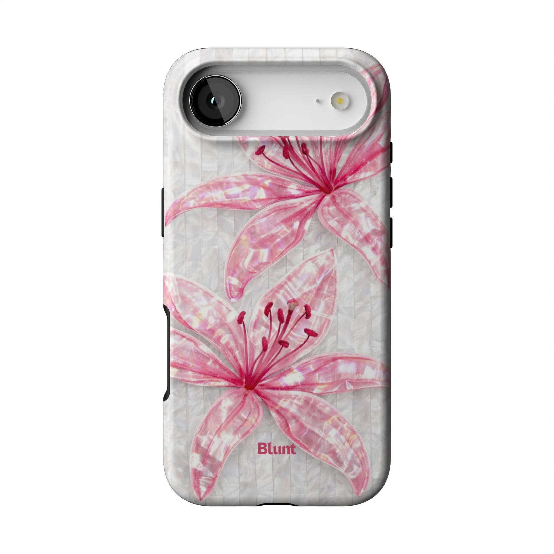 Pink-Floral-Luster-iphone-case-iPhone 17 Air-1