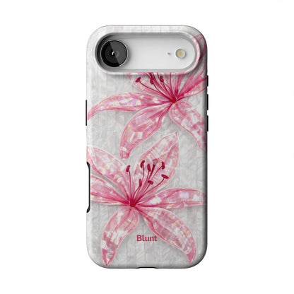 Pink-Floral-Luster-iphone-case-iPhone 17 Air-1